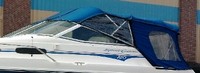 Photo of Sea Ray 250 Express Cruiser, 1993: Convertible Top, Side Curtains, Camper Top, Camper Side and Aft Curtains, viewed from Port Side 