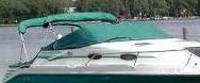 Photo of Sea Ray 250 Express Cruiser, 1994: Convertible Top in Boot, Camper Top in Boot, Cockpit Cover, viewed from Starboard Front 