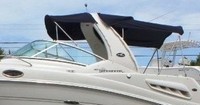 Photo of Sea Ray 260 Sundancer Arch, 2006: Bimini Top, Sunshade Top, Camper Top, viewed from Port Side 
