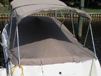 Photo of Sea Ray 260 Sundancer NO Arch, 1999: Bimini Top, Camper Top, Cockpit Cover with Bimini and Camper Top Cutouts, viewed from Port Rear 
