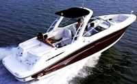 Photo of Sea Ray 270 SLX Arch, 2006: Tower Top Aft Tower Bimini, viewed from Starboard Rear, Running 