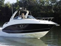 Photo of Sea Ray 275 Sundancer Arch, 2010: Bimini Top, viewed from Starboard Front 