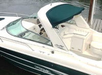 Photo of Sea Ray 280 Sun Sport Arch, 1999: Anniversary Edition Sunshade Top, viewed from Port, Above 
