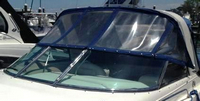 Photo of Sea Ray 280 Sun Sport Arch, 1999: Arch Visor, Side Curtains, viewed from Port Front 