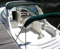 Photo of Sea Ray 280 Sun Sport Arch, 2000: Sunshade Top, Camper Top in Boot, viewed from Port Rear 
