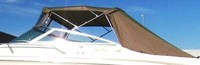 Sea Ray® 280 Sun Sport No Arch Bimini-Aft-Curtain-OEM-G5™ Factory Bimini AFT CURTAIN (slanted to Transom area, not vertical) with Eisenglass window(s) for Bimini-Top (not included), OEM (Original Equipment Manufacturer)