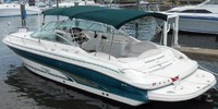 Photo of Sea Ray 280 Sun Sport No Arch, 2001: Bimini Top, Camper Top, viewed from Port Rear 