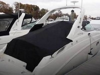 Photo of Sea Ray 280 Sundancer, 2012: Cockpit Cover to WindShield, viewed from Starboard Rear 