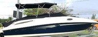 Photo of Sea Ray 280 Sundeck No Tower, 2014: Bimini Top, Camper Top, Bow Cover Cockpit Cover, viewed from Starboard Side 