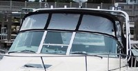 Photo of Sea Ray 290 Amberjack Arch, 2006: Bimini Top, Visor, Side Curtains, Front 