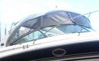 Sea Ray® 290 Sun Sport Arch Bimini-Side-Curtains-OEM-G2.2™ Pair Factory Bimini SIDE CURTAINS (Port and Starboard sides) zips to side of OEM Bimini-Top (not included) (NO front Visor, aka Windscreen, sold separately), OEM (Original Equipment Manufacturer) 