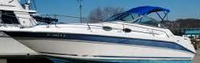 Photo of Sea Ray 290 Sundancer NO Arch, 1994: Convertible Top, viewed from Port Side 