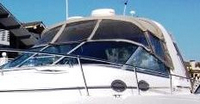 Sea Ray® 290 Sundancer Bimini-Side-Curtains-OEM-G1.2™ Pair Factory Bimini SIDE CURTAINS (Port and Starboard sides) zips to side of OEM Bimini-Top (not included) (NO front Visor, aka Windscreen, sold separately), OEM (Original Equipment Manufacturer) 