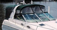 Photo of Sea Ray 290 Sundancer, 2007: Bimini Top, Bimini Visor, Bimini Side Curtains, Sunshade, Camper Top, Camper Top, Side Curtains, Camper Top Aft Curtain, viewed from Starboard Front 