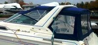 Photo of Sea Ray 300 Sundancer Arch, 1993: Convertible Top Convertible Side Curtains, Camper Top, Camper Side andAft Curtain, viewed from Port Rear 