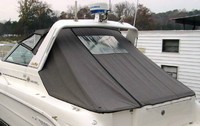 Photo of Sea Ray 300 Sundancer, 1995: Convertible Top Convertible, Side and Aft Curtains, viewed from Port Rear 