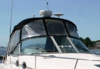 Sea Ray® 300 Sundancer Bimini-Top-Canvas-Zippered-Seamark-OEM-G5.6™ Factory Bimini Replacement CANVAS (NO frame) with Zippers for OEM front Visor and Curtains (Not included), OEM (Original Equipment Manufacturer)