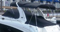Photo of Sea Ray 300 Sundancer, 2006: Bimini Top, Sunshade and Camper Tops Cockpit Cover, viewed from Port Rear 