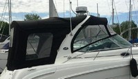 Photo of Sea Ray 300 Sundancer, 2006: Bimini Top, Visor, Side Curtains, Sunshade, Camper Tops, Side and Aft Curtains, viewed from Starboard Side 