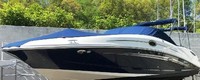 Photo of Sea Ray 300 Sundeck NO Tower, 2013: Bimini Top in Boot, Camper Top in Boot, Bow Cover Cockpit Cover, viewed from Port Front 