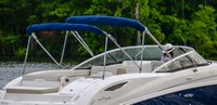 Photo of Sea Ray 300 Sundeck NO Tower, 2013: Bimini Top in Boot, Camper Top in Boot, viewed from Starboard Rear 
