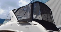 Photo of Sea Ray 310 Sundancer, 2016: Hard-Top, Visor, Side Curtains, Sunshade Top, Camper Top, Camper Side and Aft Curtains, viewed from Port Rear 