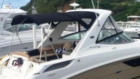 Photo of Sea Ray 310 Sundancer, 2016: Hard-Top, Visor, Side Curtains, Sunshade Top, Camper Top, viewed from Starboard Rear 