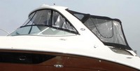 Photo of Sea Ray 310 Sundancer, 2017 Hard-Top, Visor, Side Curtains, Sunshade Top, Camper Top, Camper Side and Aft Curtains, viewed from Port Front 