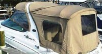 Photo of Sea Ray 315 Sundancer, 2005: Bimini Top, Bimini Visor, Bimini Side Curtains, Sunshade, Camper Top, Camper Top, Side Curtains, Camper Top Aft Curtain, viewed from Port Rear 