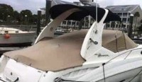 Photo of Sea Ray 320 Sundancer, 2002: Bimini Top, Sunshade Top, Cockpit Cover, viewed from Starboard Rear 