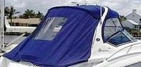 Sea Ray® 320 Sundancer Sunshade-Top-Canvas-Frame-SS-Seamark-OEM-G4™ Factory SUNSHADE CANVAS and FRAME (behind Radar Arch) with Mounting Hardware, OEM (Original Equipment Manufacturer) (Sunshade-Tops may have been SeaMark(r) vinyl-lined Sunbrella(r) prior to 2008 through 2018, now they are Sunbrella(r) to avoid mold issues