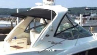 Photo of Sea Ray 330 Sundancer, 2008: Hard-Top, Side Curtains, Sunshade, viewed from Starboard Rear 
