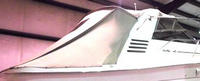 Photo of Sea Ray 340 Amberjack, 2001: Bimini Top, Front Visor, Side Curtains, Arch Connections Sunshade Top, Sunshade Aft Curtain, viewed from Starboard Rear 