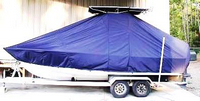 Photo of SeaCraft 20CC 20xx T-Top Boat-Cover, viewed from Port Side 