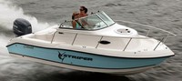 Photo of SeaSwirl Striper 1851WA, 2007: (Factory OEM website photo), viewed from Starboard Front 