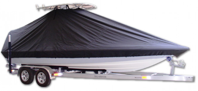 Shearwater Z2200, 20xx, TTopCovers™ T-Top boat cover, starboard front
