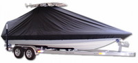 Photo of Shearwater Z2200 20xx T-Top Boat-Cover, viewed from Starboard Front 