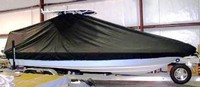 Shearwater® Z2400 T-Top-Boat-Cover-Elite™ Custom fit TTopCover(tm) (Elite(r) Top Notch(tm) 9oz./sq.yd. fabric) attaches beneath factory installed T-Top or Hard-Top to cover boat and motors