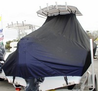Photo of Sportsman Heritage 211 20xx TTopCover™ T-Top boat cover, viewed from Starboard Rear 