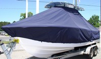 Sportsman® Heritage 229 T-Top-Boat-Cover-Elite-1199™ Custom fit TTopCover(tm) (Elite(r) Top Notch(tm) 9oz./sq.yd. fabric) attaches beneath factory installed T-Top or Hard-Top to cover boat and motors