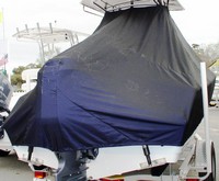 Photo of Sportsman Heritage Platinum 211 20xx TTopCover™ T-Top boat cover, Rear 
