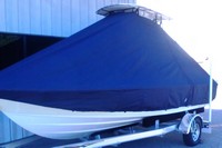Photo of Sportsman Masters 207 20xx TTopCover™ T-Top boat cover, viewed from Port Front 