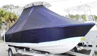 Photo of Sportsman Open 212 20xx TTopCover™ T-Top boat cover, viewed from Starboard Front 