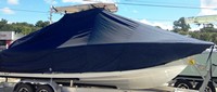Photo of Sportsman Open 232 20xx TTopCover™ T-Top boat cover, viewed from Starboard Side 