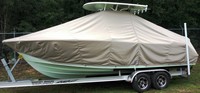 Photo of Sportsman Open Platinum 232 20xx TTopCover™ T-Top boat cover, viewed from Port Side 