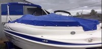 Photo of Starcraft Limited 1915, 2018 Bimini Top in Boot, Cockpit Cover, viewed from Starboard Front 