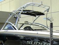 Photo of Supra Gravity Games 24 SSV 20xx Rad A Cage Tower with Bimini Top, viewed from Port Rear 
