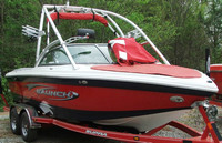 Photo of Supra Launch 21V, 2006:, Bow Cover, viewed from Starboard Front 