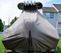 Photo of Tidewater® 220LXF 20xx T-Top Boat-Cover, Rear 