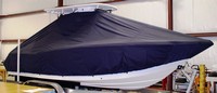 Photo of Tidewater® 230CC 20xx T-Top Boat-Cover, viewed from Starboard Side 